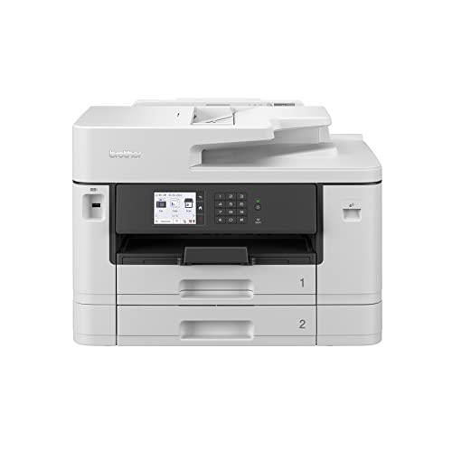 Brother MFC-J5740DW Colour Multi-Function Printer, Wireless/USB/Network, Printer/Scanner/Copier/Fax / A3 Print/ A4 Scan, Business Inkjet Printer, White, Extra Large