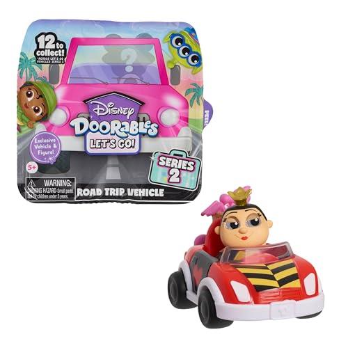 Disney Doorables Series 2 Let's Go Vehicles Collectible Figure and Vehicle Set