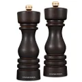 Cole & Mason London Salt and Pepper Mills Gift Set, Chocolate Wood, 18 cm, (2 Pieces)