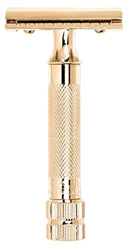 Merkur 34G Straight Guard HD Gold-Plated Double Edge Safety Razor