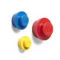 LEGO Wall Hangers Classic, 3 Pieces (Yellow, Bright Blue, Red)