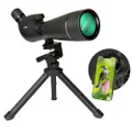 GoSky 20-60x Zoom x 80 mm Lens HD Spotting Scope with Tripod and Smartphone Adapter