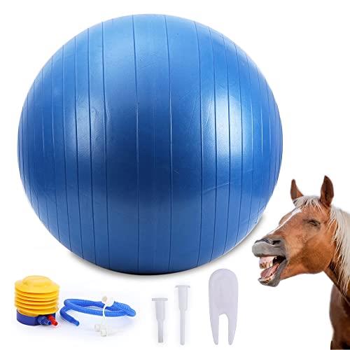 40 Inch Herding Ball Large Horse Ball Toy, Anti-Burst Giant Dog Ball Horse Soccer Ball, Pump Included