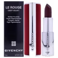 Le Rouge Deep Velvet Matte Lipstick - N38 Grenat Fume by Givenchy for Women - 0.11 oz Lipstick