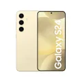 SAMSUNG Galaxy S24, AI Phone, Android Smartphone, 8GB RAM, 512GB Storage, 50MP Camera, Long Battery Life, Amber Yellow