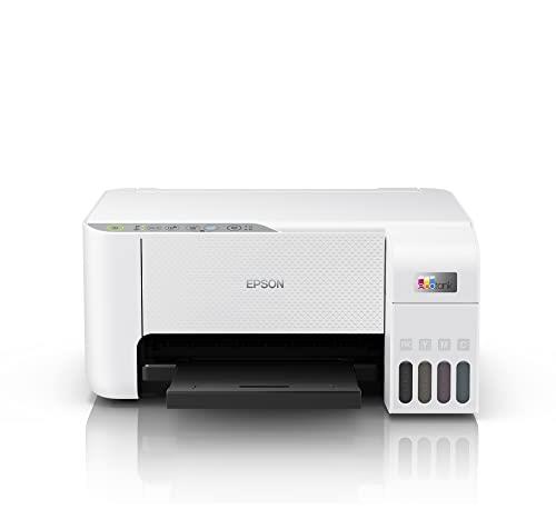 Epson EcoTank ET-2810 Multifunction Printer, White, Compact, C11CJ67501