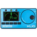 KLIQ MetroPitch - Metronome Tuner for All Instruments - with Guitar, Bass, Violin, Ukulele, and Chromatic Tuning Modes - Tone Generator - Carrying Pouch Included, Blue