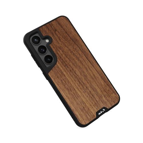 Mous for Samsung Galaxy S24 Case MagSafe Compatible - Limitless 5.0 - Walnut - Protective S24 Case - Shockproof Phone Cover