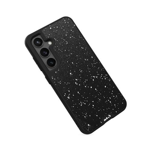 Mous for Samsung Galaxy S24 Case MagSafe Compatible - Limitless 5.0 - Black Speckled Fabric - Protective S24 Case - Shockproof Phone Cover