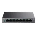 TP-Link 8-Port Gigabit Desktop Switch with 8-Port PoE+, Full Gigabit Ports, 62 W PoE Budget, up to 250m PoE Transmission, PoE Auto Recovery, Silent Operation (LS108GP)