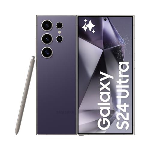 Samsung Galaxy S24 Ultra AI Smartphone, 12GB RAM 256GB, Titanium Violet