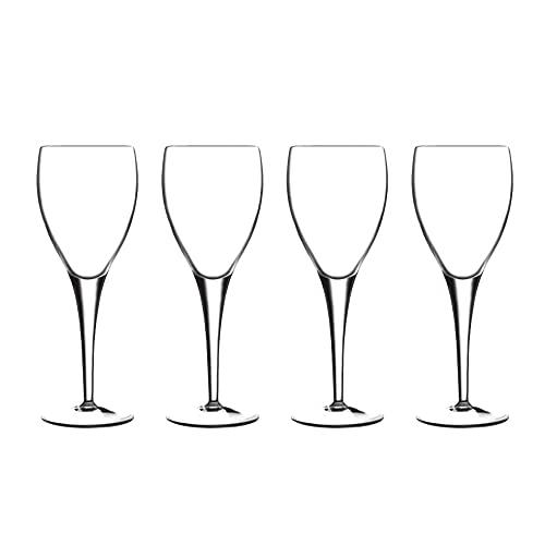 Luigi Bormioli Set of 4 Michelangelo Mastrepiece Wine Glasses, 8-Oz.
