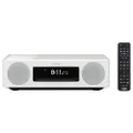 Yamaha TSX-N237D MusicCast 200 Desktop Audio System with USB, Bluetooth, AirPlay 2 and Streaming Services, White