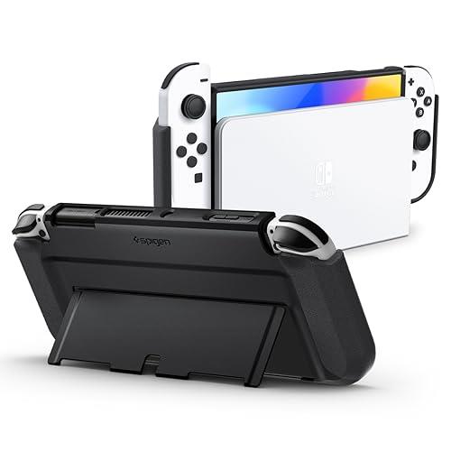 SPIGEN Thin Fit Case Designed for Nintendo Switch OLED Exact Fit Ultra Slim Hard Cover - Black