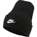 Nike Unisex U NSW Beanie Utility Futura Hat Black/White
