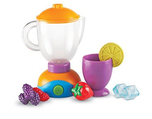 Learning Resources New Sprouts Smoothie Maker!, Pretend Mixer for Kids, Kitchen Toys for Kids, Play Food, 9 Pieces, Ages 2+