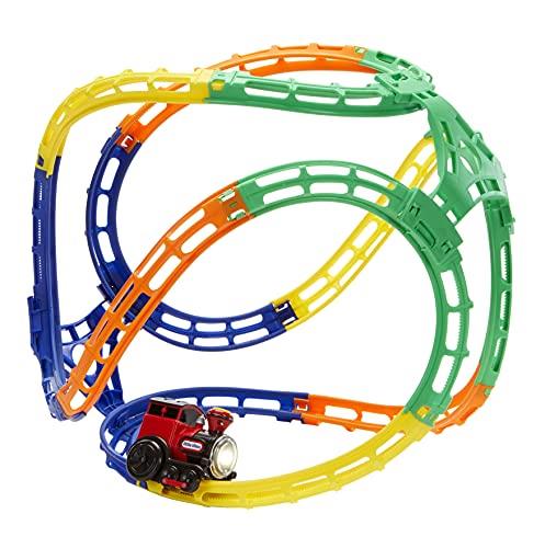 LITTLE TIKES Learn & Play Tumble Train, Toy Train Set with Lights and Sound, Adjustable Train Tracks That Get Kids Moving- for Kids, Toys for Toddlers and Boys Girls Ages 3+,Multi-Color