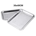 Lylac Stainless Steel Rectangle Tray, 30 x 40 cm Size
