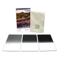 Lee Filters 4x6 (100x150mm) Neutral Denisty soft edge grad set includes 0.3 0.6 and 0.9 soft edge grad filters and triple filter wrap