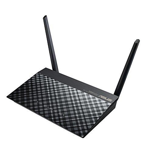 ASUS RT-AC51U Dual-Band Wireless AC750 Cloud Router, USB for Media Server, 3G/4G Sharing, Superfast 802.11ac Wi-Fi Router with Multifunctional USB for 3G/4G Sharing, AiCloud, Black