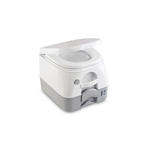 DOMETIC 972 Portable Toilet, White and Grey for Boats, Caravans and Motor Homes