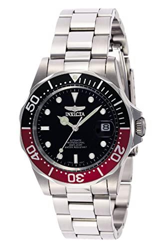 Invicta Pro Diver Unisex Wrist Watch Stainless Steel Automatic Black Dial - 9403, Stainless Steel, 9403