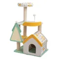 Furbulous 105CM Attractive Cat Tree Scratching Post, Luxury Cat House, Multi-Level Adventure Cat Tower with Cozy Perches- Fairy