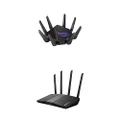 ASUS ROG Rapture GT-AX11000 Pro Tri-Band WiFi 6 Extendable Gaming Router & RT-AX57 (AX3000) Dual Band WiFi 6 Extendable Router