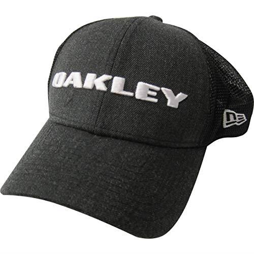 Oakley Men's Heather Era Snapback Adjustable Hats,One Size,Blackout