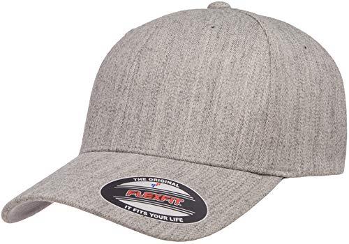 Flexfit Men's Wool Blend Athletic Baseball Fitted Cap, Heather, Large/X-Large