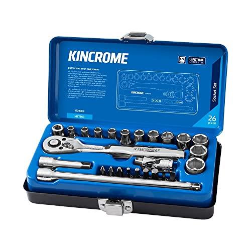 Kincrome 1/4 Inch Drive Metric Socket Set 26-Pieces Set