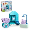 LEGO® DUPLO My First Daily Routines: Bath Time 10413 Learning Toy for Toddlers Aged 18 Months Plus, Includes 2 Elephant Figures, Helps Preschoolers Role-Play Potty Training