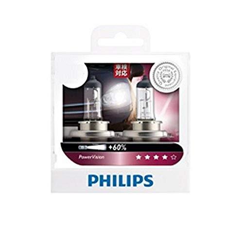 Philips Power Vision Plus 60% H4 12V globes - twin display pack