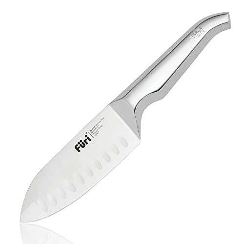 Furi Stainless Steel Pro East/West Santoku Knife, 13 cm Size