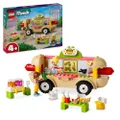 LEGO® Friends Hot Dog Food Truck 42633 Set with Mini-Doll Characters and Cat Figure, Pretend-Play Food, Van Toy Vehicle,for Girls, Boys and Kids 4-Plus Years Old