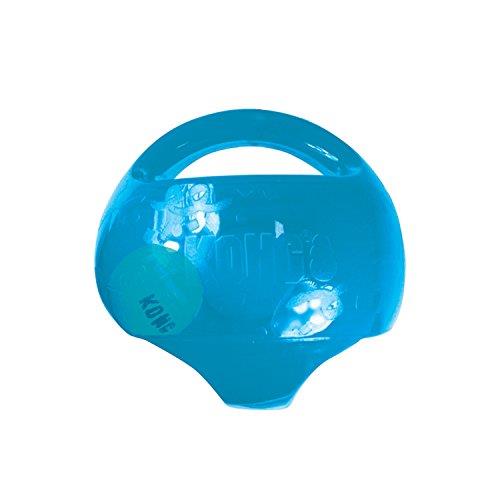 KONG - Jumbler Ball - Interactive Fetch Dog Toy with Tennis Ball (Assorted Colours) - for Medium/Large Dogs