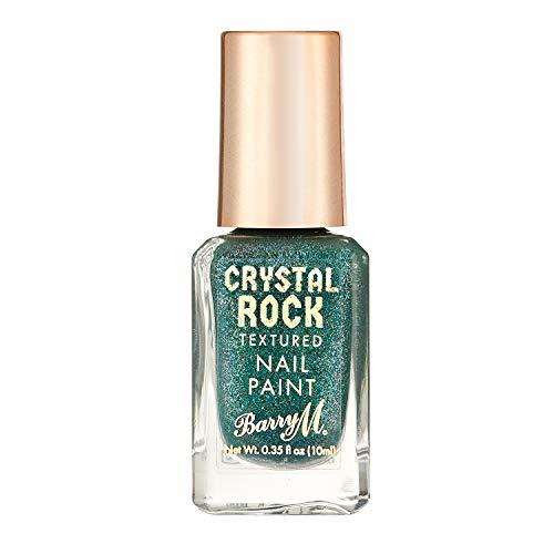 Barry M Crystal Rock Textured Nail Paint, Emerald Green, 10 ml (CRNP9)