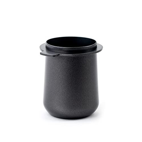 Crema Coffee Products | 54mm Dosing Cup | Black | 100% Stainless Steel with Non-Stick Food Grade Coating | Espresso Coffee Dosing Cup | Fits 54mm Breville Portafilters