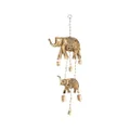 Willow & Silk Handmade Witch Wind Chime Elephants Door Hanging Witch Bells