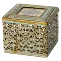 Vintage Console Decor Art Indoor Moroccan Gift Ornament Square Trinket Photo Box
