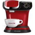 Tassimo Bosch My Way 2 TAS6503GB Coffee Machine, 1500 Watt, 1.3 Litre - Red