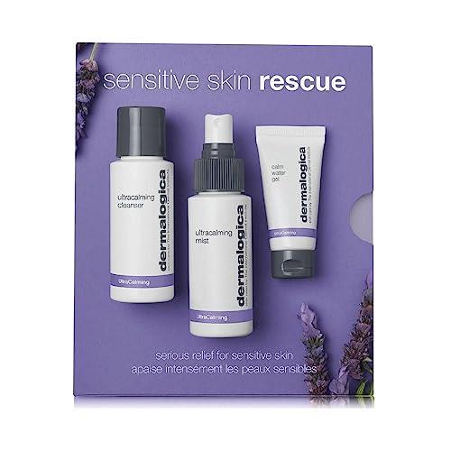 Dermalogica Sensitive Skin Rescue Kit by Dermalogica for Women - 3 Pc 1.7oz Ultracalming Cleanser, 1.7oz Ultracalming Mist, 05oz Calm Water Gel, 3 count, 111388