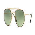 Ray-Ban Rb3648 The Marshal Square Sunglasses, Havana/Green Gradient Green, 51 mm