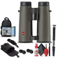 Leica 8x42 Noctivid Binoculars (Olive Green) (40386) + Backpack + Full Size Monopod + Cleaning Set + 2 x Cap Keeper + Neck Strap