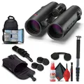 Leica 8x42 Noctivid Binoculars (Black) (40384) + Backpack + Full Size Monopod + Cleaning Set + 2 x Cap Keeper + Neck Strap
