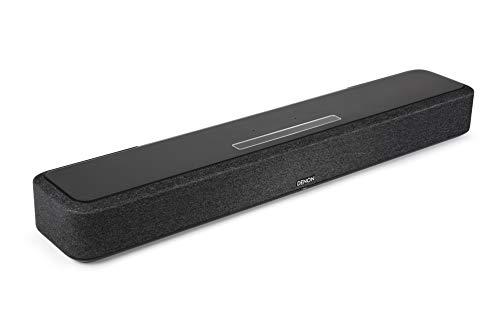 Denon Home 550 Compact Sound Bar for TV, Bluetooth Soundbar for Surround Sound System, Dolby Atmos & DTS:X, Dolby Vision, HEOS Built-in, WiFi, Airplay 2, Alexa Built-in - Black