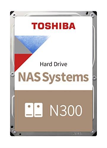 Toshiba 18TB N300 NAS 3.5 Inch SATA Internal Hard Drive. 24/7 Operation, Supports 1-8 Bay Systems, 512 MB Cache, 180TB/Year Workload (HDWG51JUZSVA)