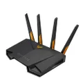 ASUS TUF Gaming AX4200 Dual Band WiFi 6 Gaming Router with Mobile Game Mode, 3 Steps Port Forwarding, 2.5Gbps Port, AiMesh for mesh WiFi, AiProtection Pro Network Security