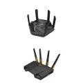 ASUS RT-AXE7800 Tri-Band WiFi 6E Extendable Router & TUF Gaming AX4200 Dual Band WiFi 6 Gaming Router