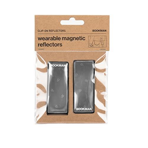 Bookman Magnetic Reflectors Clip-on Reflectors Black 296